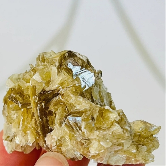 Golden Star Mica (Muscovite) Cluster From Brazilian - Picture 12 of 17